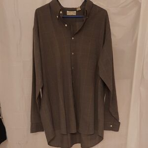 Saddlebred Men's Gray Button Down Shirt